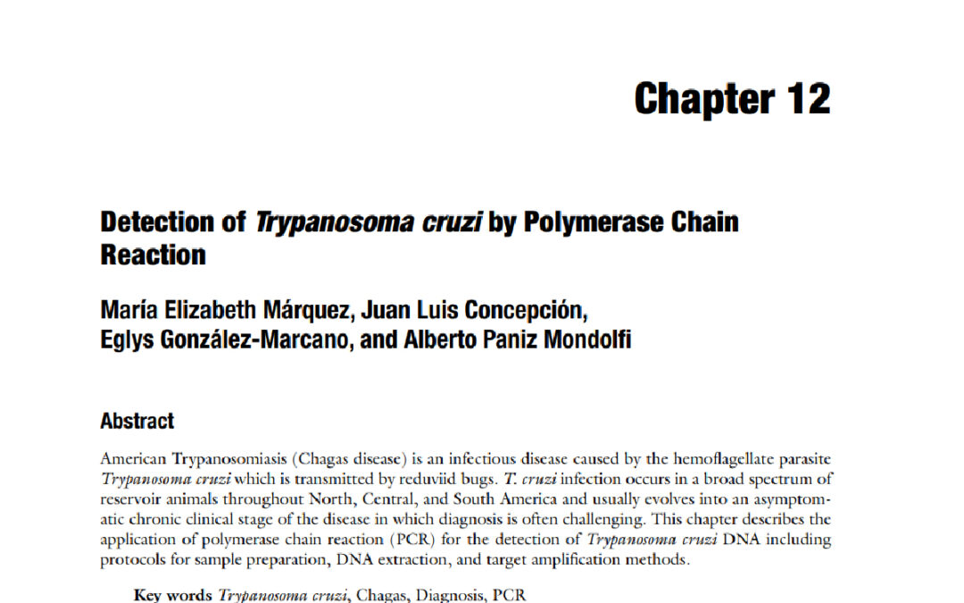 Detection of Trypanosoma cruzi by Polymerase Chain Reaction